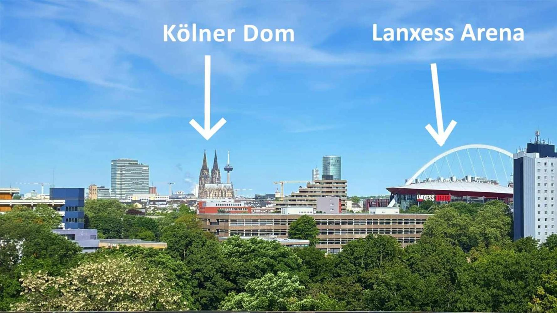 Cologne Fair Apartment With Cathedral View Buitenkant foto